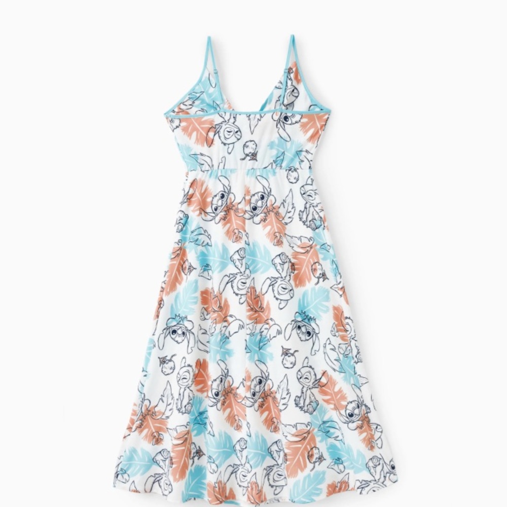 Disney Stitch Dresses with Tropical Flower Gradient - Picture 3 of 7